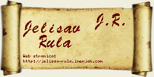 Jelisav Rula vizit kartica